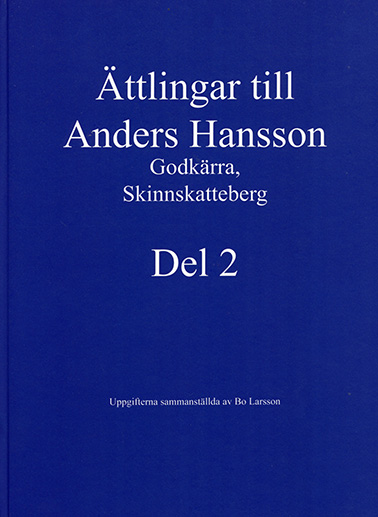 ttlingar till Anders Hansson Godkrra Skinnskatteberg Del 2